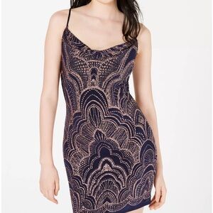 navy blue homecoming dress, xl